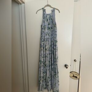 BCBG long floral gown